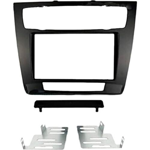 Car Radio Fascia Stereo Panel Trim Frame Plate Fit for -BMW 1 Series E81 E82 E87 E88 2007-2011