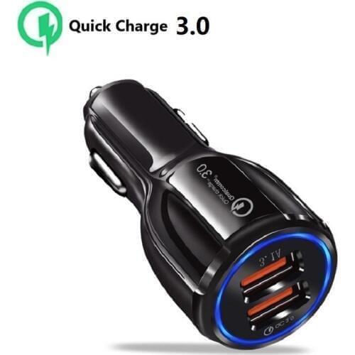 Car USB Charger Quick Charge 3.0 2.0 Mobile Phone Charger For Alfa Romeo 159 147 156 5 Giulietta Mito GT 166 Brera Gtv 164 146