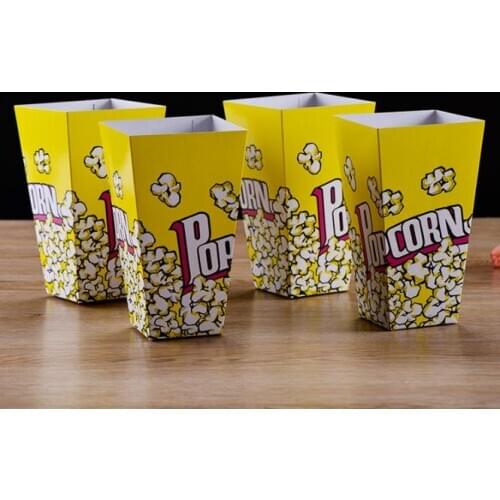 Food Safe Mini Party Paper Popcorn Boxes Candy Favor Bags Wedding Birthday Movie Party Supplies