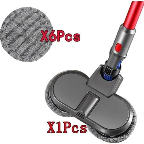 Electric Mopping Brush + Vacuum Cleaner Cleaning Cloth for Dyson V7 V8 V10 V11 Replaceable Parts