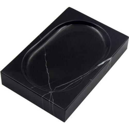 Natural Marble Smooth Soap Dish Sponge Holder for Hotel Kitchen Bathroom