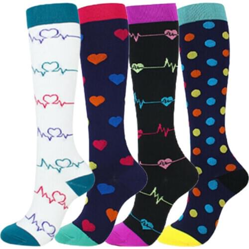 Compression Socks Nylon Medical Nursing Stockings Specializes Outdoor Cycling Swelling Pregnancy Blood Pooling Sports Socks