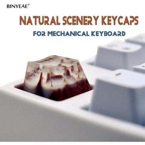 Mechanical Keyboard Keycap Multiple Color Handmade Personalized Custom Creative Seal And Resin Keyscap Translucent