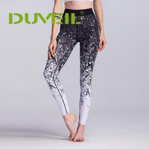 DUVEIL Fashion Printed Yoga Pants Tights Sportswear Woman Gym Sport Legging Fitness Compression Female Legin Dance pants
