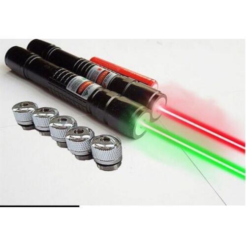 AAA 100w 100000m MW 532nm Powerful light green/red laser pointer lazer Flashlight Burning Beam Match Burn Cigarettes+5 Star