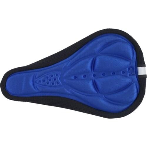 MTB Mountain Bike Cycling Thickened Extra Comfort Ultra Soft Silicone 3D Gel Bike Pad Cushion Cover Bicycle Saddle Seat 4 Colors