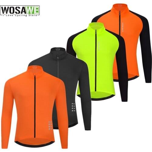 Mens Autumn Cycling Jersey Long sleeves Mountain Bike MTB Clothes Outdoor Sports Breathable Cycling Wear Downhill Shirts