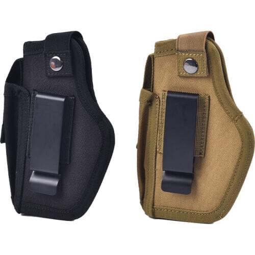 Men Tactical Pistol Holster 800D Nylon Outdoor Hunting Tactical Left Right Hand Universal Combination Pistol Holster Tool