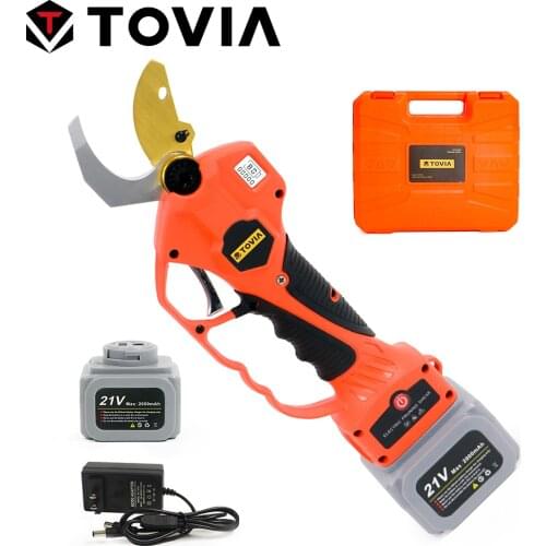 21V Electric Cordless Garden Battery Pruner Trees Pruning Shear Efficient Fruit Tree Cutter Secateurs Landscaping Scissors