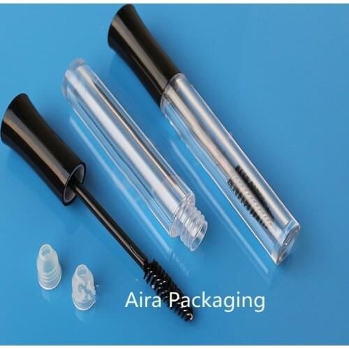 DIY Plastic Comsetic Eyelash Cream Refillable Container 5ML Top Quality Clear Empty Cosmetic Mascara Tube 50pcs/lot
