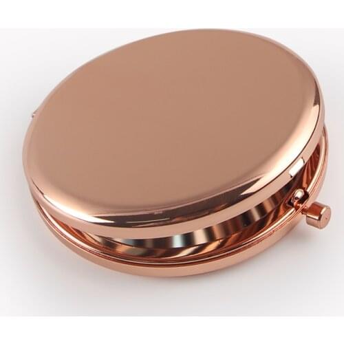 Blank Compact Mirror Rose Gold Great bridesmaid gift /wedding gift / pocket mirror