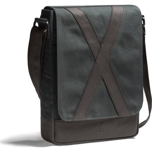 Yüksek kaliteli kadın postacı çantası yaz kış omuzdan askılı kanvas %100 pamuk PU deri kulp özel tasarım