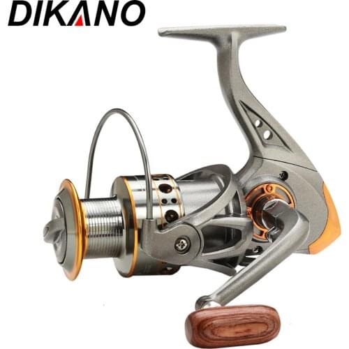DC Series Spin Fishing Reels Fishing Line Wheel with Foldable Rocker 12+1 Ball Bearing
