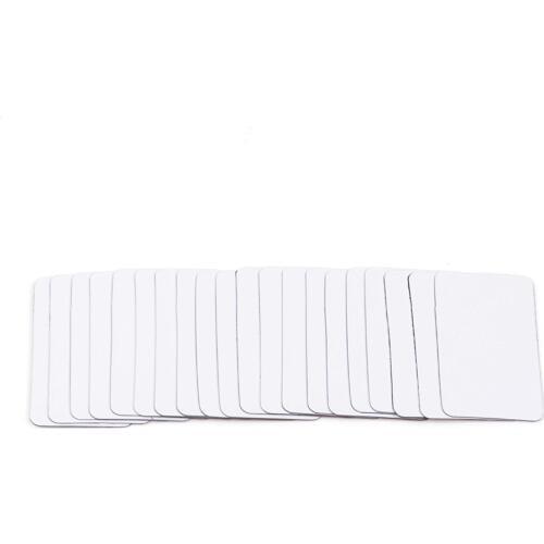 XRHYY Pack of 20 Rewritable Dry Erase Magnetic Tape Strips Labels Tags, 2 x 1-1/4 Inches