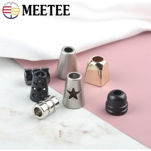 20pcs Metal Rope Lock Button Stopper Buckle Hollow Bell Drawstring Buckle Jacket Elastic Cord End DIY Garment Coat Adjust Button