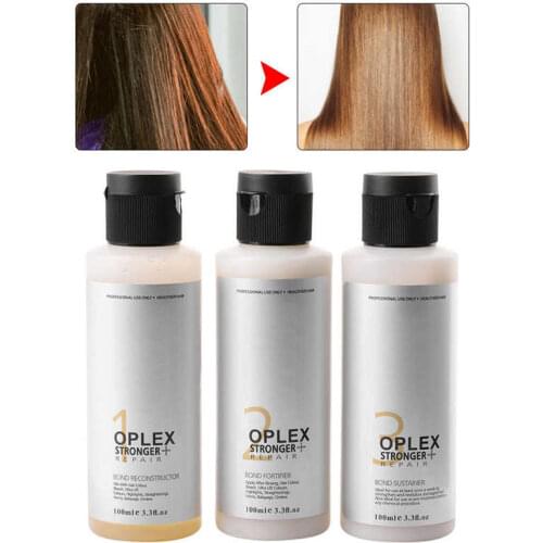 3Pcs/Set Oplex Zero Damage Hair Care Products Before Dyeing Perming Coloring Bleaching Hair Repair Tools Hairdressing Salonshop