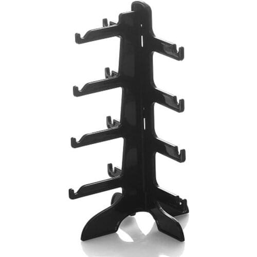 4 Layer Plastic Frame Display Stands 3 Colors Fashion Sun Glasses Eyeglasses Plastic Eyewear Counter Showing Stand Holder Rack