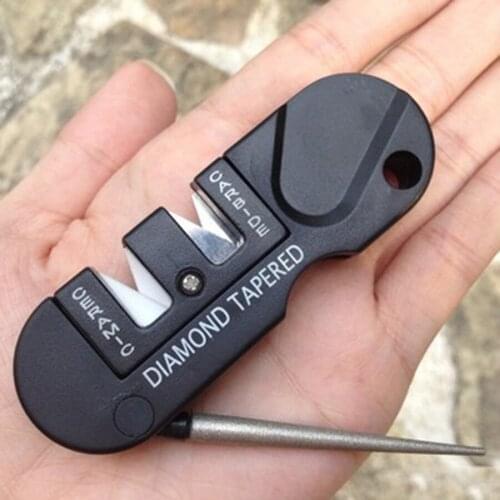 5pcs EDC camping equipment Outdoor Portable Multifunction Tungsten steel knife sharpener sharpening tool for hiking huntingFW058