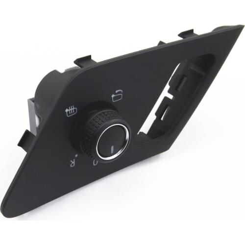 5G0959565M Chrome 6 Pins Master Mirror Control Switch Adjust Knob For VW Volkswagen Golf Mk 7 5G0959565AG 5G0959565C