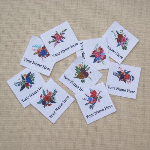 70 pieces Custom logo labels / brand labels, personalized name tags for children, iron on,Custom Clothing Labels,Name Tags