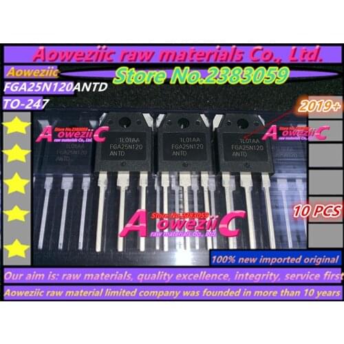 Aoweziic 2019+ 100% new imported original FGA25N120 FGA25N120ANTD FGA25N120AN TO-247 cooker IGBT power tube 1200V 25A