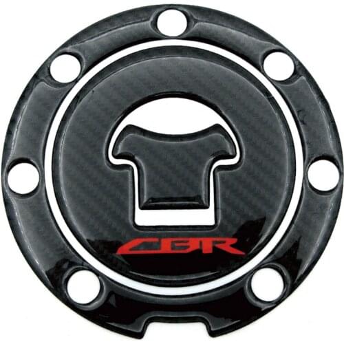 For Honda CBR 600 F2/F3/F4/F4i RVF VFR CB400 CB1300 Motorcycle Carbon Fiber Fuel Gas Cap Cover Tank Protector Pad Sticker Decals