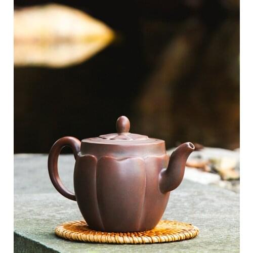 Chinese Traditional Ceramic Teapot Pure Handcraft Beautiful Appearance Household Pu'er Oolong Tea Set High Grade Clay Kettle