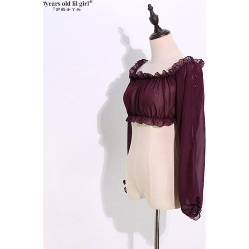 7years Old Lil Girl Chiffon Tribal Belly Dance Costume Top Bohemia Gypsy Modern HEE03