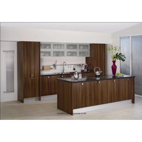 Melamine/mfc kitchen cabinets(LH-ME026)