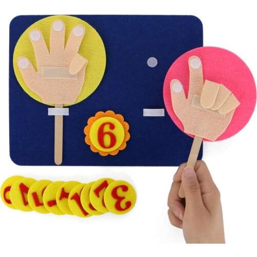 Math Toy Montessori Apple Trees Teach kids development Intelligence Kindergarten Diy Weave Cloth Early Learning Education Toy