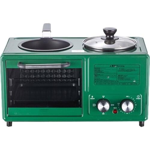 New Type Mini Breakfast Machine Small Electric Oven, Deep-Fried And Steamed Four-In-One Non-Stick Breakfast Machine