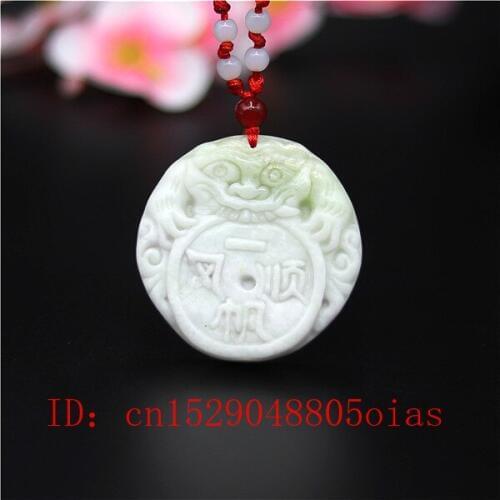 Natural White Chines Jade Tiger Pendant Necklace Charm Jewellery Fashion Accessories Carved Amulet Gifts for Women Men
