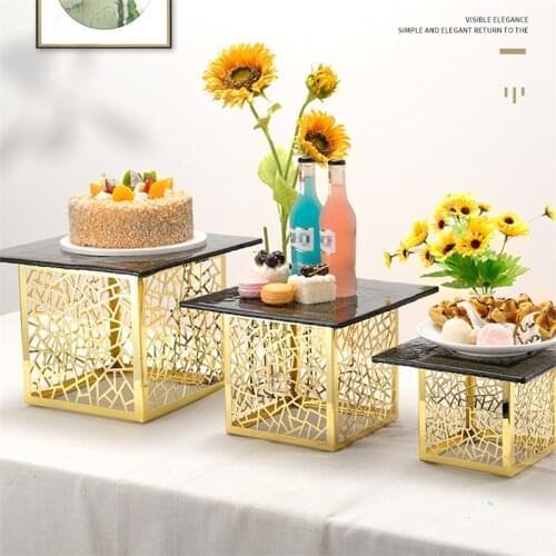 Dessert rack Buffet table Food display rack Cake tray table Buffet and tea break Cake stand cake display stand Dishes Plates