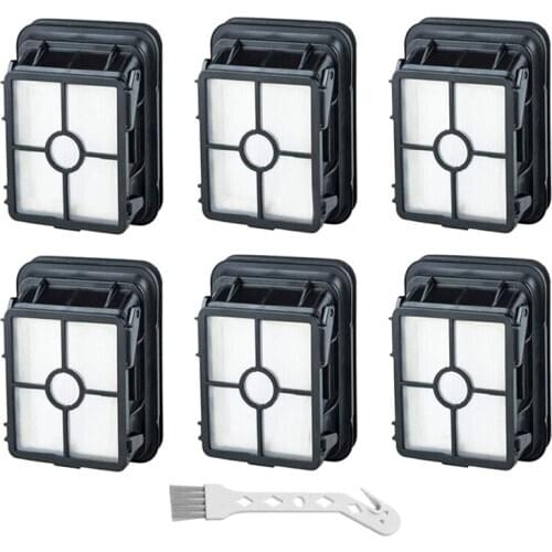 6 Pack Vacuum HEPA Filter Replacement for Bissell CrossWave 1866 Vacuum Cleaner, Compare to Part 1608684