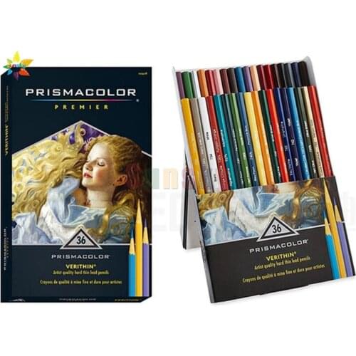 USA Sanford 36 color hard drawing pencil oily pencil detail depict painting pencil paper box for Sanford Prismacolor oil pencil