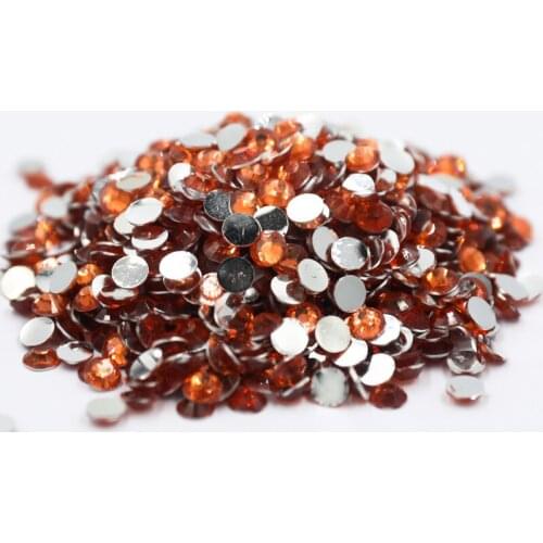 Hyacinth Color 2~6mm Flatback стразы Resin Non hotfix Rhinestones in Bulk Package Plastic Nail Art Decoration for Garment