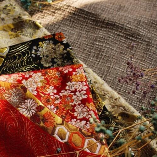 Japan Style Cherry Printed Patchwork Fabric Quilting Material Sewing Fabric For DIY Handicraft Needlework Accessories