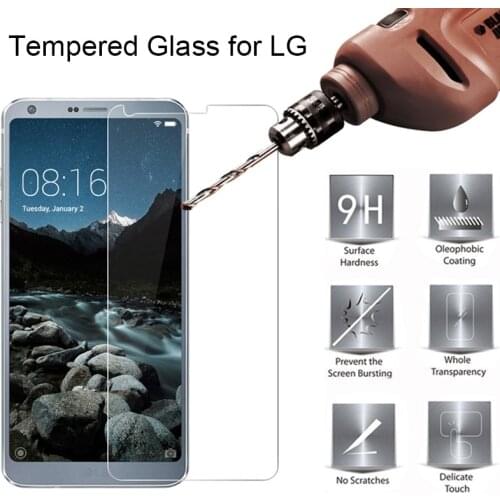 9H Protective Glass for LG G5 SE G7 ThinQ X Cam Tempered Glass for LG G7 Fit G6 Plus X Style Screen Protector on LG X5 G7 One