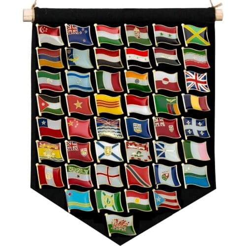 National Flag Lapel Pin Country Flag Badge Flag Brooch International Travel Pins Collections