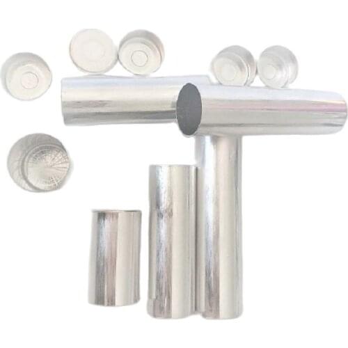 100pcs Dental Aluminium Empty Cartridge Tubes 28mm for Valplast Material