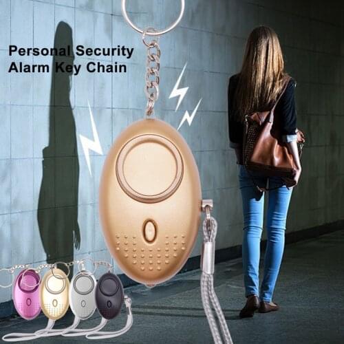 Emergency Alarm Keychain For Women Child Elder Girl Personal Safety Mini Self Defense Alarm Security Protect Alert Scream