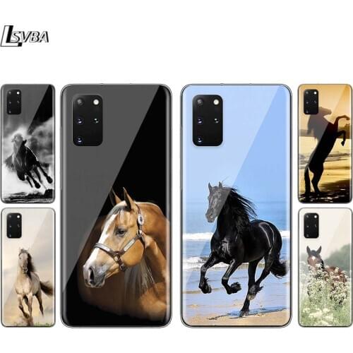 Fine horse art For Samsung S20 FE Ultra Plus A91 A81 A71 A42 A51 5G UW A41 A31 A21 A21S A11 A01 Phone Case