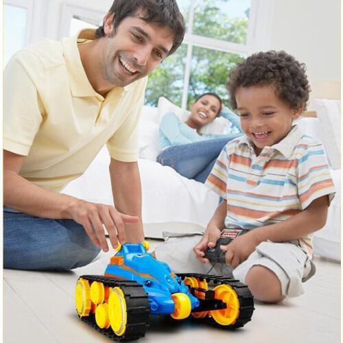 Childrens Remote Control Tank Car Toy Parent-Child Charging Childrens Cross-Country Toy Tank Crawler Toy Boy And Girl Car