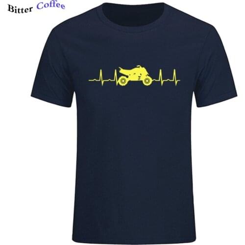 Summer Hot Sale New Fashion T SHIRT Funny Wheeler Lover Heartbeat Printing Tees Tee 100% cotton Short Sleeve T-Shirt Plus Size