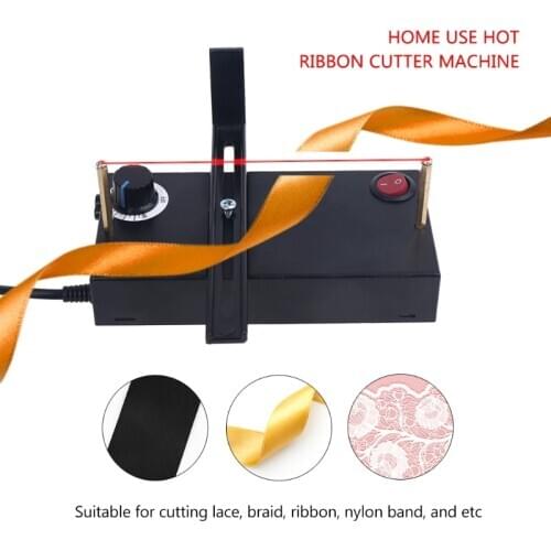 Small Hot Ribbon Cutter Machine DIY Manual Cuting Tool DIY Rope Band Craft Home DIY Ribbon Cutter Machine Thermal Cutter