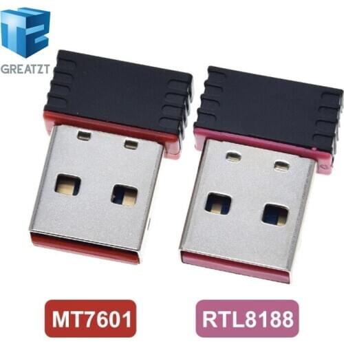 MT7601 Mini USB Wifi Adapter 802.11n Antenna 150Mbps USB Wireless Receiver Dongle Network Card External Wi-Fi For Desktop Laptop