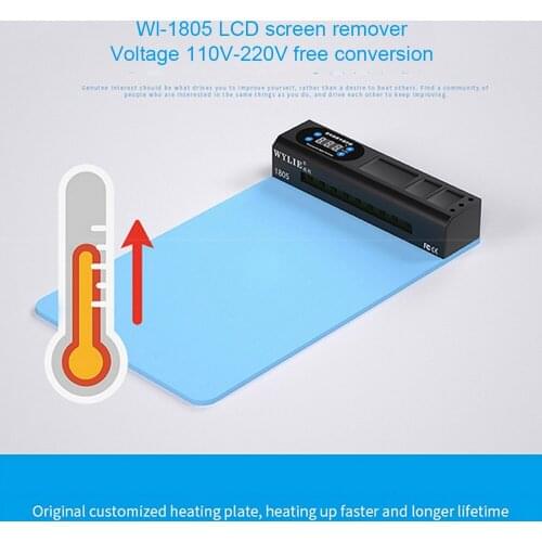 CPB Mobile Phone IPad LCD Screen Separator Machine Screen Repair Refurbish Kits Pre-heating Pad Dust Show Lamp Remover Tool