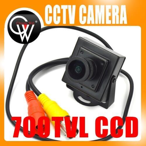 New Mini HD 700TVL 1/3" Sony CCD 2.1mm Wide Angle Lens CCTV Security FPV Color Home Security Camera