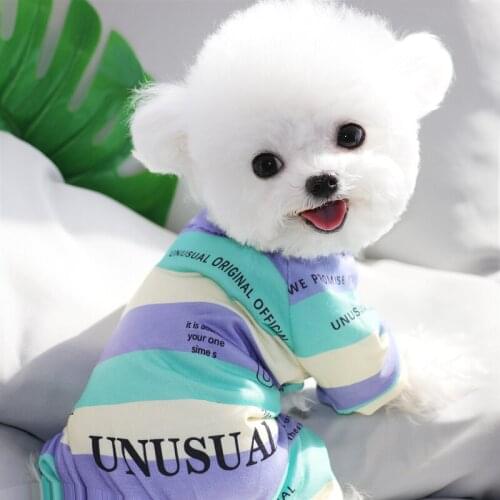 Dog Clothes All Season Pets Outfits Cool Clothes for Small Dogs T-shirt Soft Puppy Dogs Clothes 105-2
