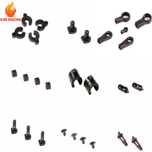Front Upper Arm &Chassis Rear Block Spur Pin Battery Fixer Bumper Bracket for 1/5 HPI Rovan KM MCD Baja 5B 5T 5SC SS PARTS